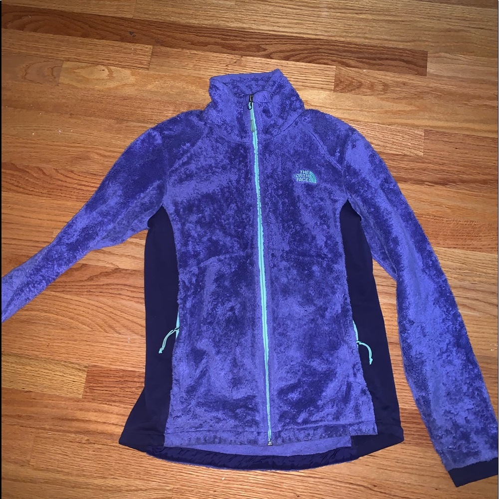 North Face zip up S/M